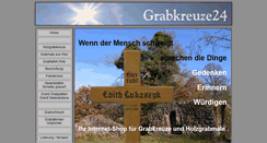 Desktop Screenshot of grabkreuze24.de