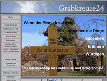 Tablet Screenshot of grabkreuze24.de