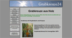 Desktop Screenshot of grabkreuze24.at